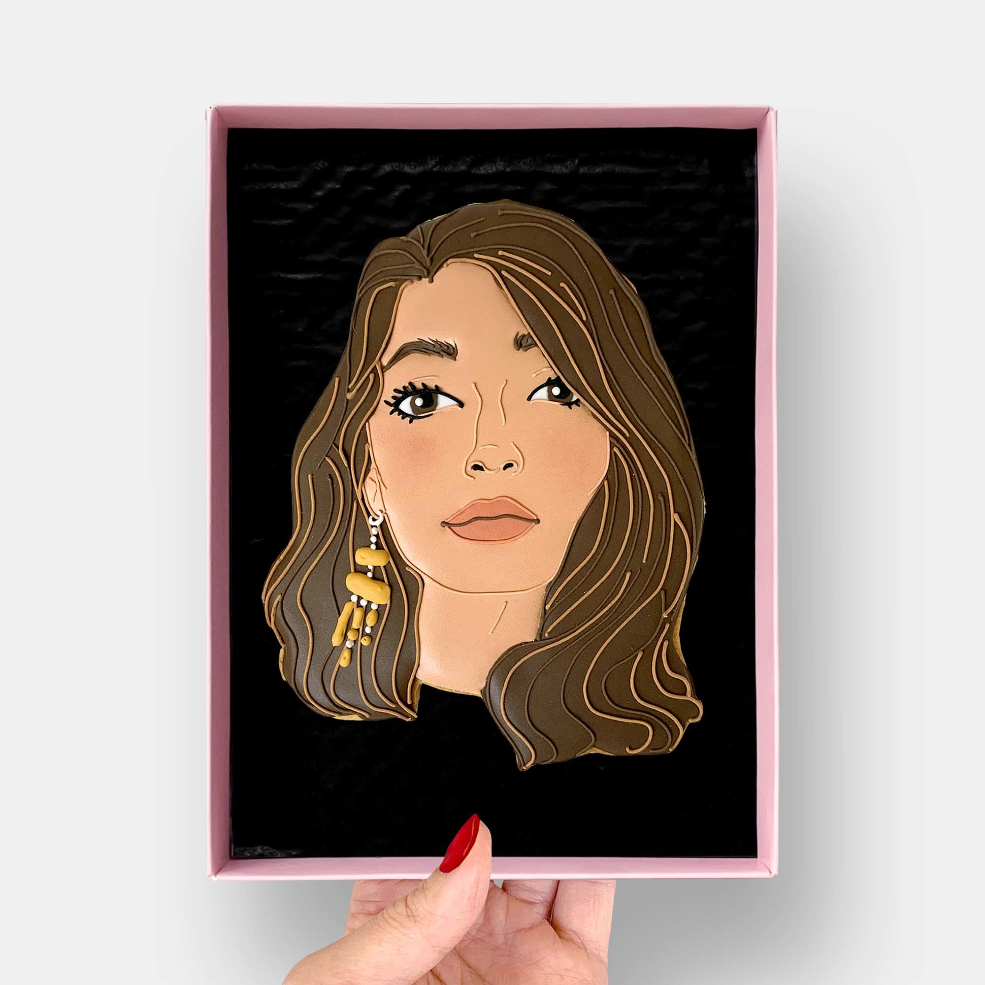 Custom Face Letterbox Iced Cookie - Image 10