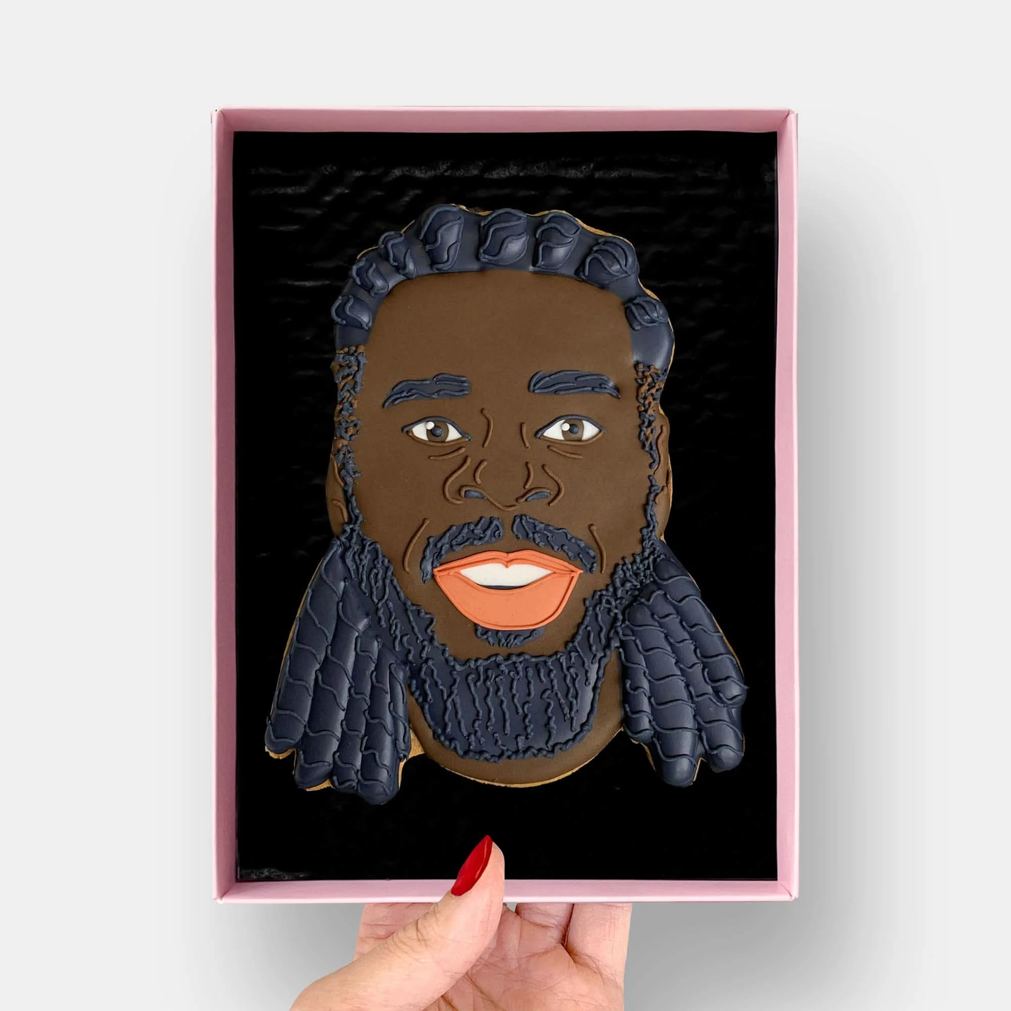 Custom Face Letterbox Iced Cookie - Image 7