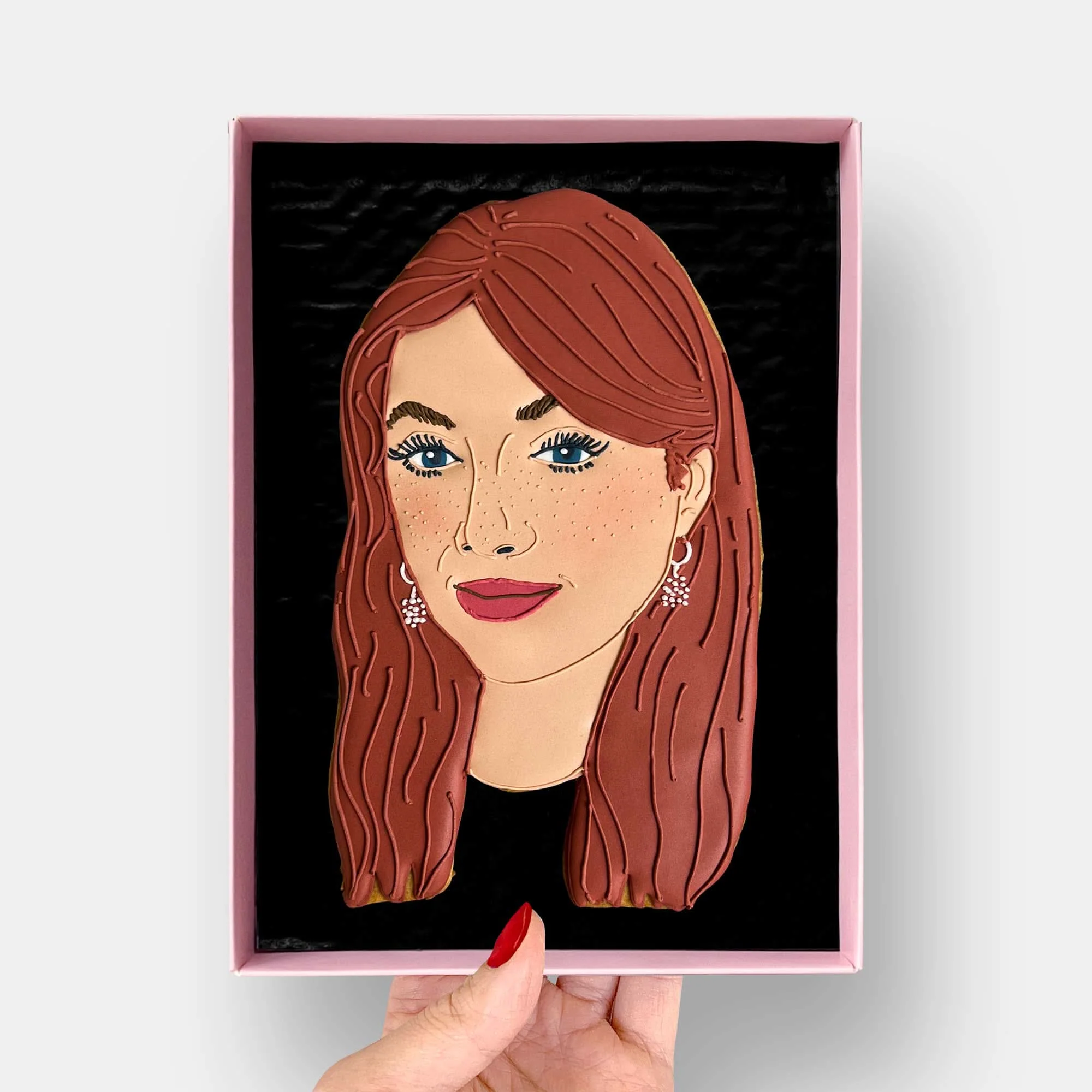 Custom Face Letterbox Iced Cookie - Image 8