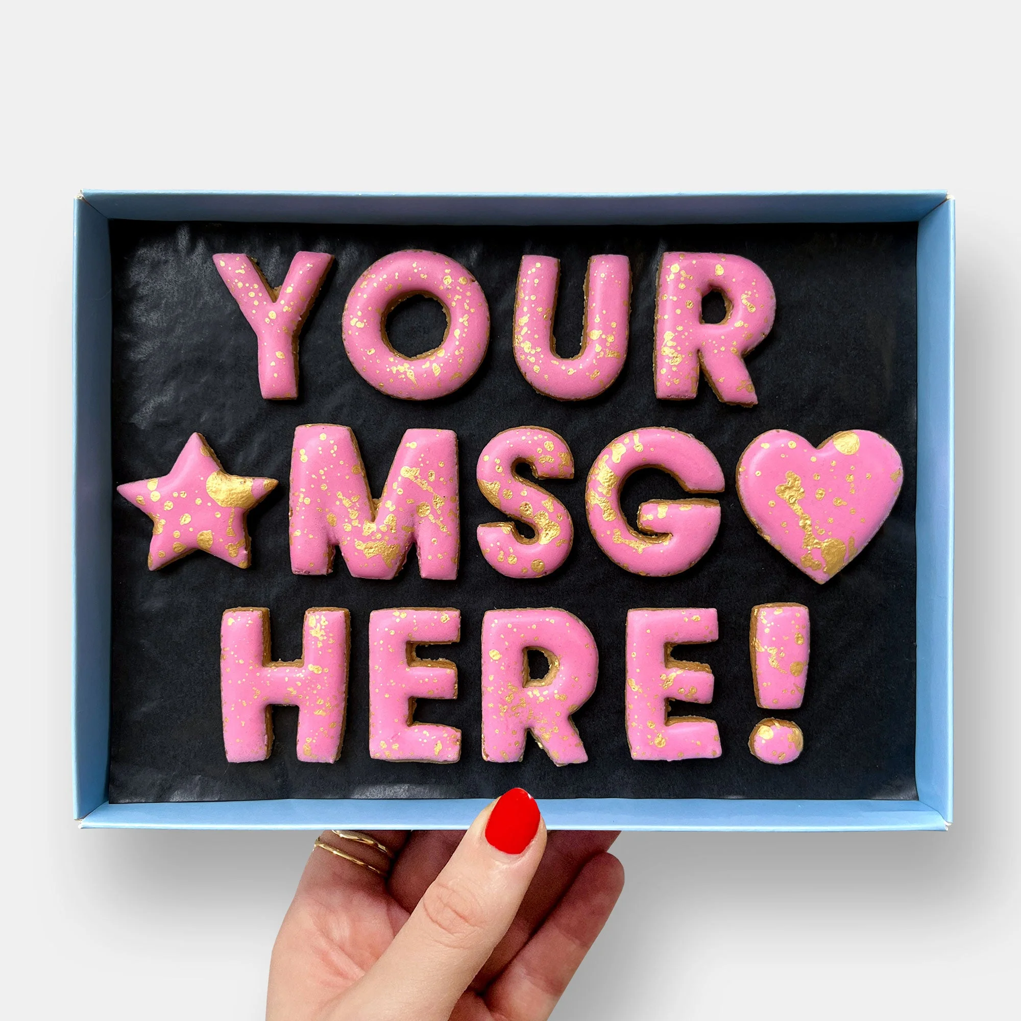 Personalised Custom Iced Cookie Message Box (14) - Image 4