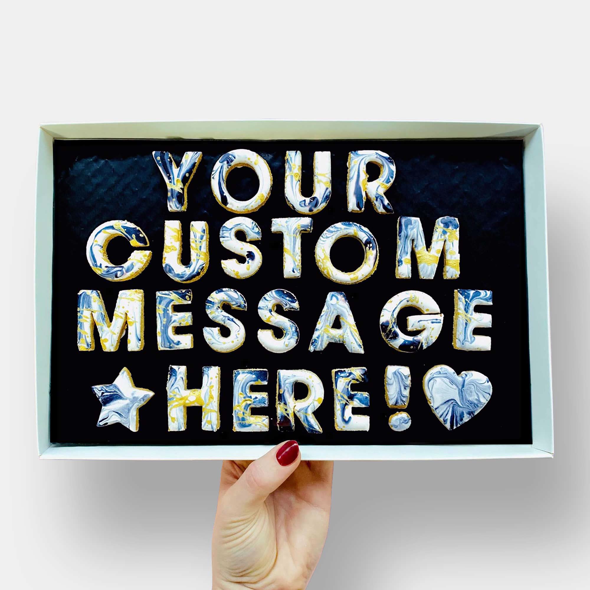 Personalised Custom Iced Cookie Message Box (30) - Image 3