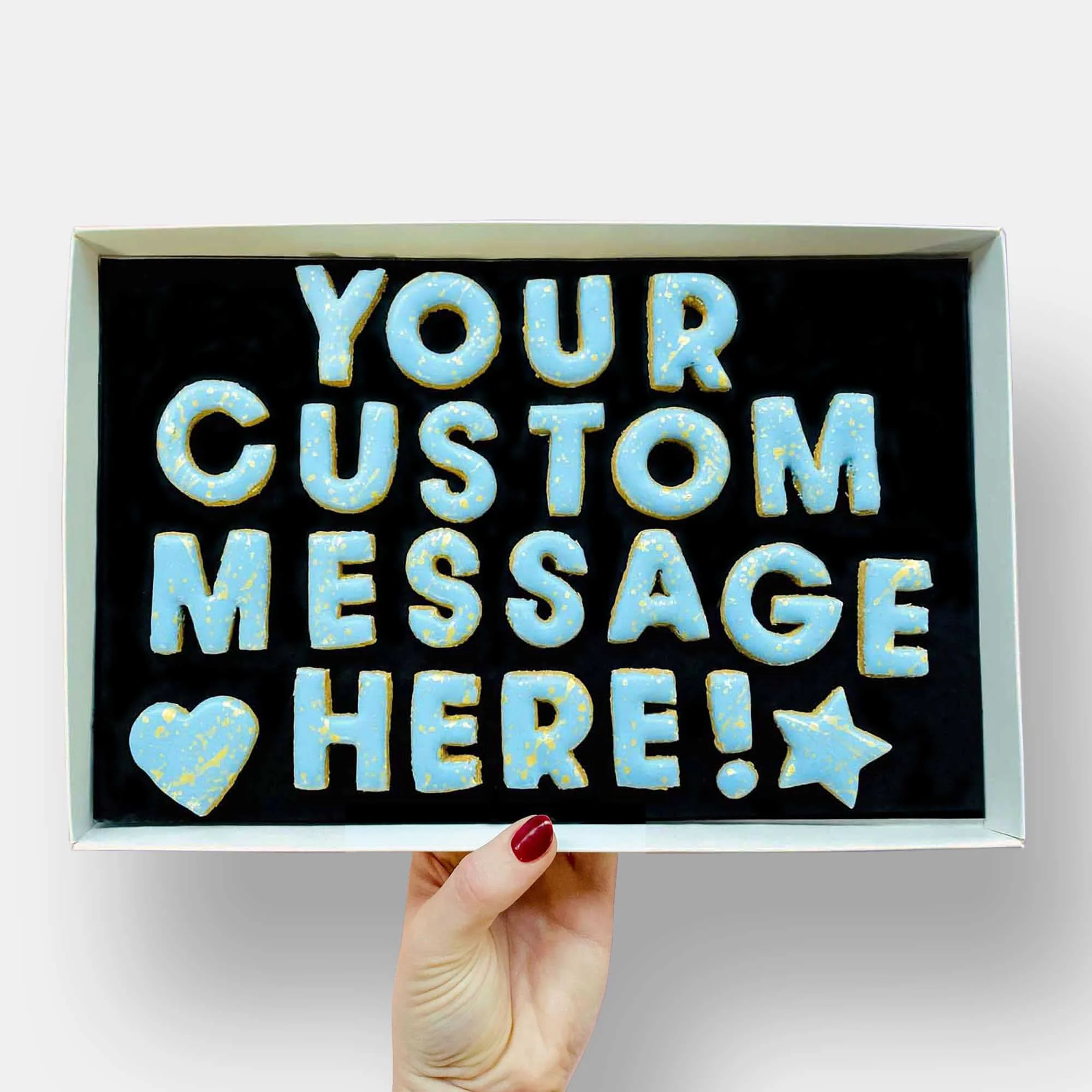 Personalised Custom Iced Cookie Message Box (30) - Image 4