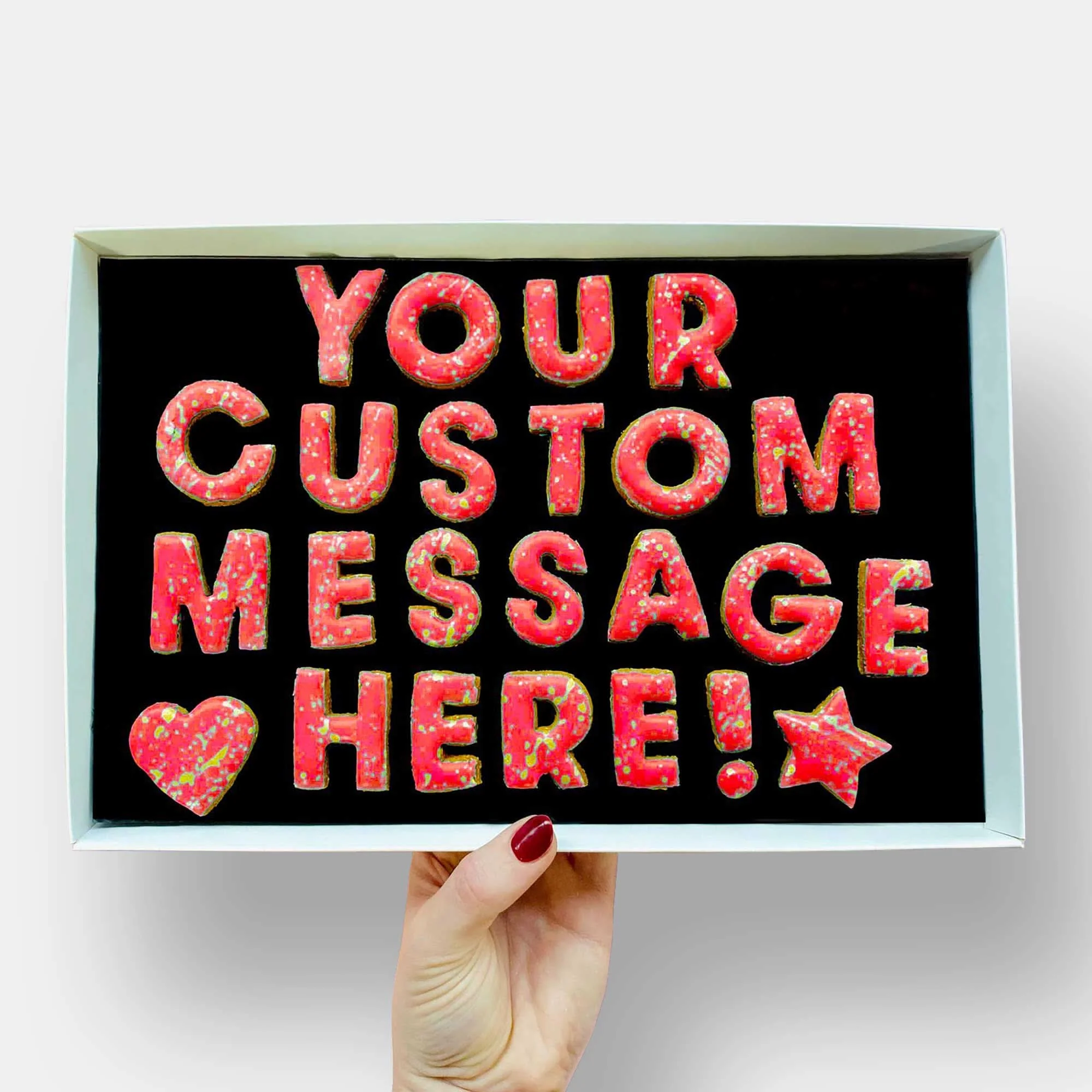 Personalised Custom Iced Cookie Message Box (30) - Image 5