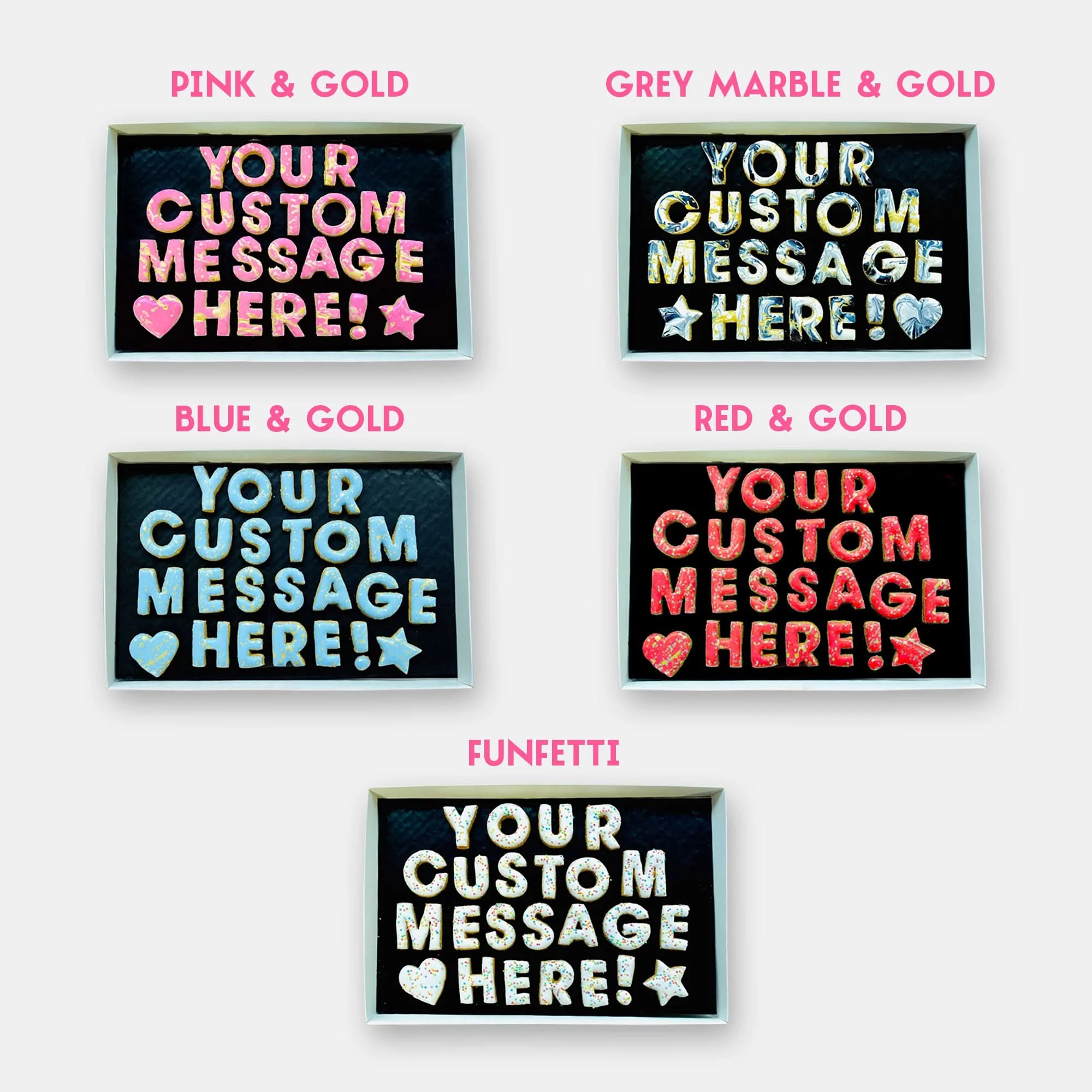 Personalised Custom Iced Cookie Message Box (30) - Image 8