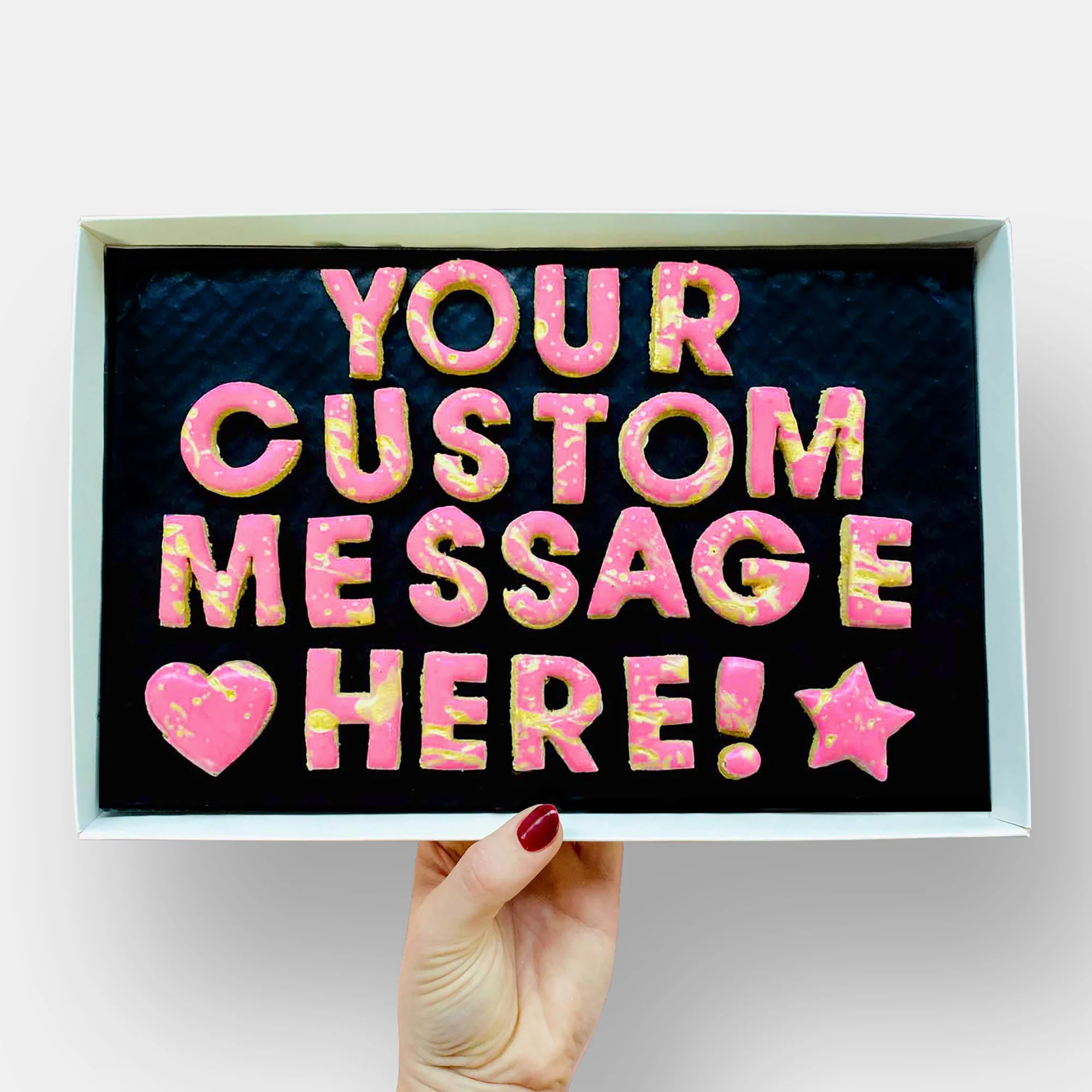 Personalised Custom Iced Cookie Message Box (30) - Image 9