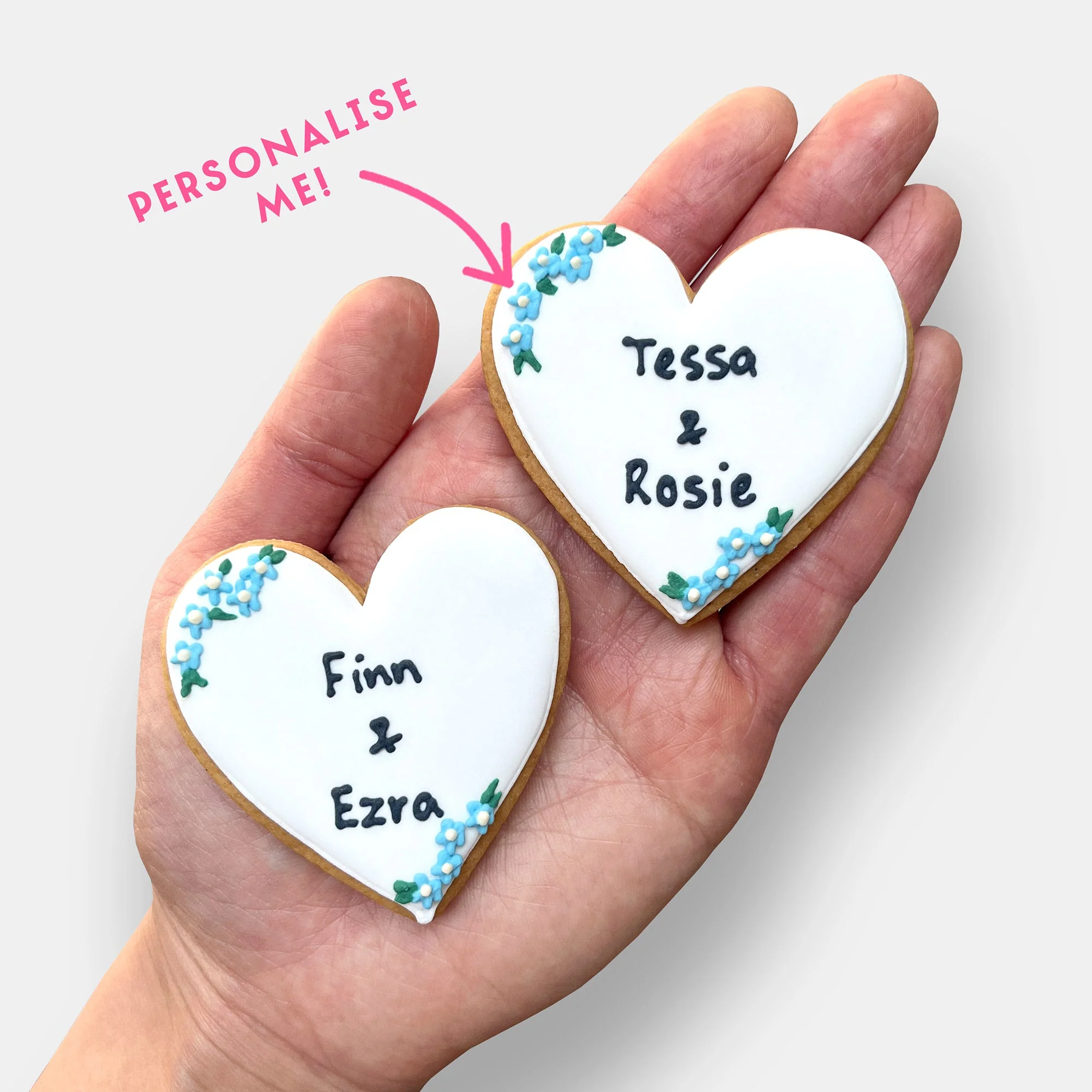 Personalised Engagement Letterbox Printed Edible Photo Iced Cookies - Image 3