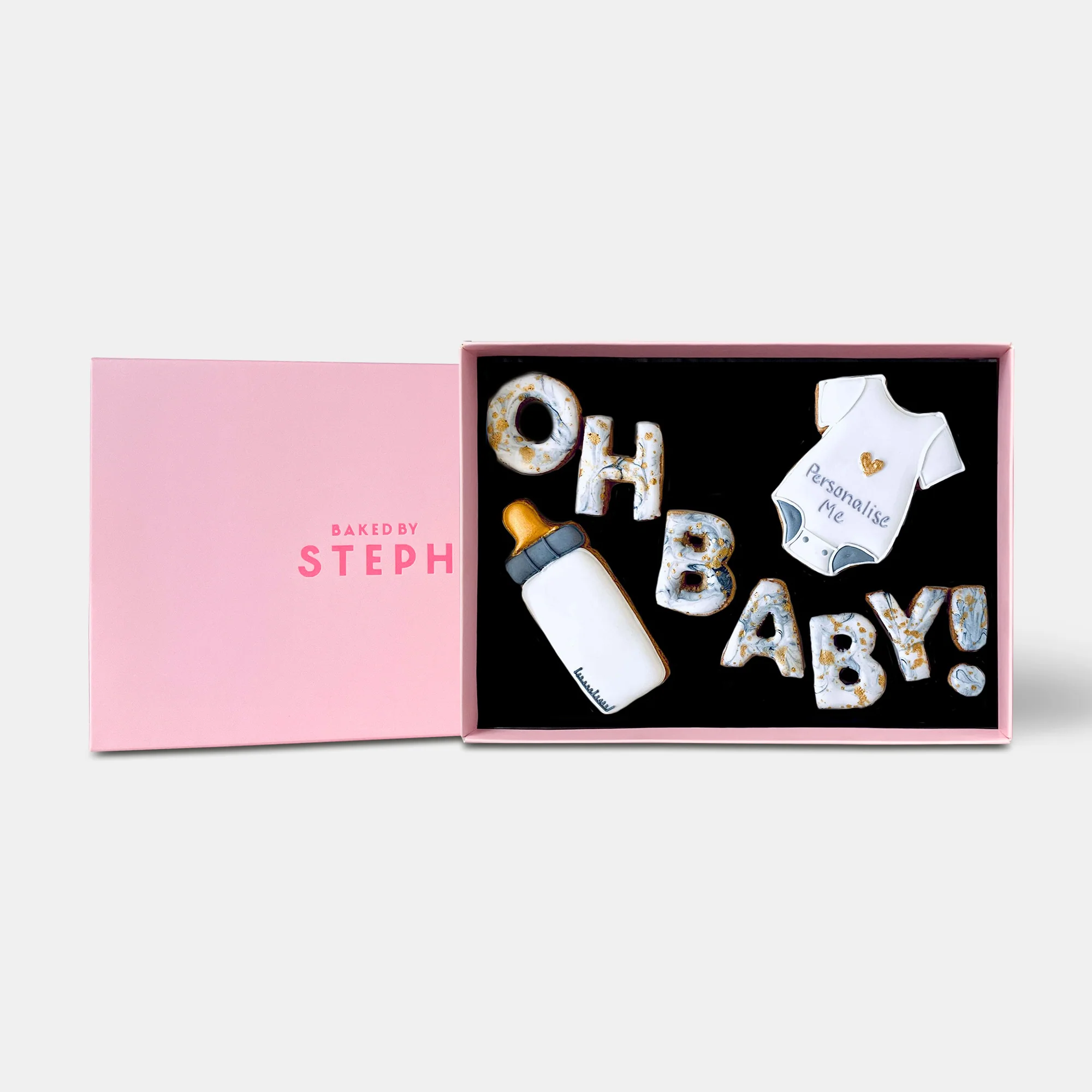 Personalised Oh Baby! - New Baby Letterbox Iced Cookies - Image 4