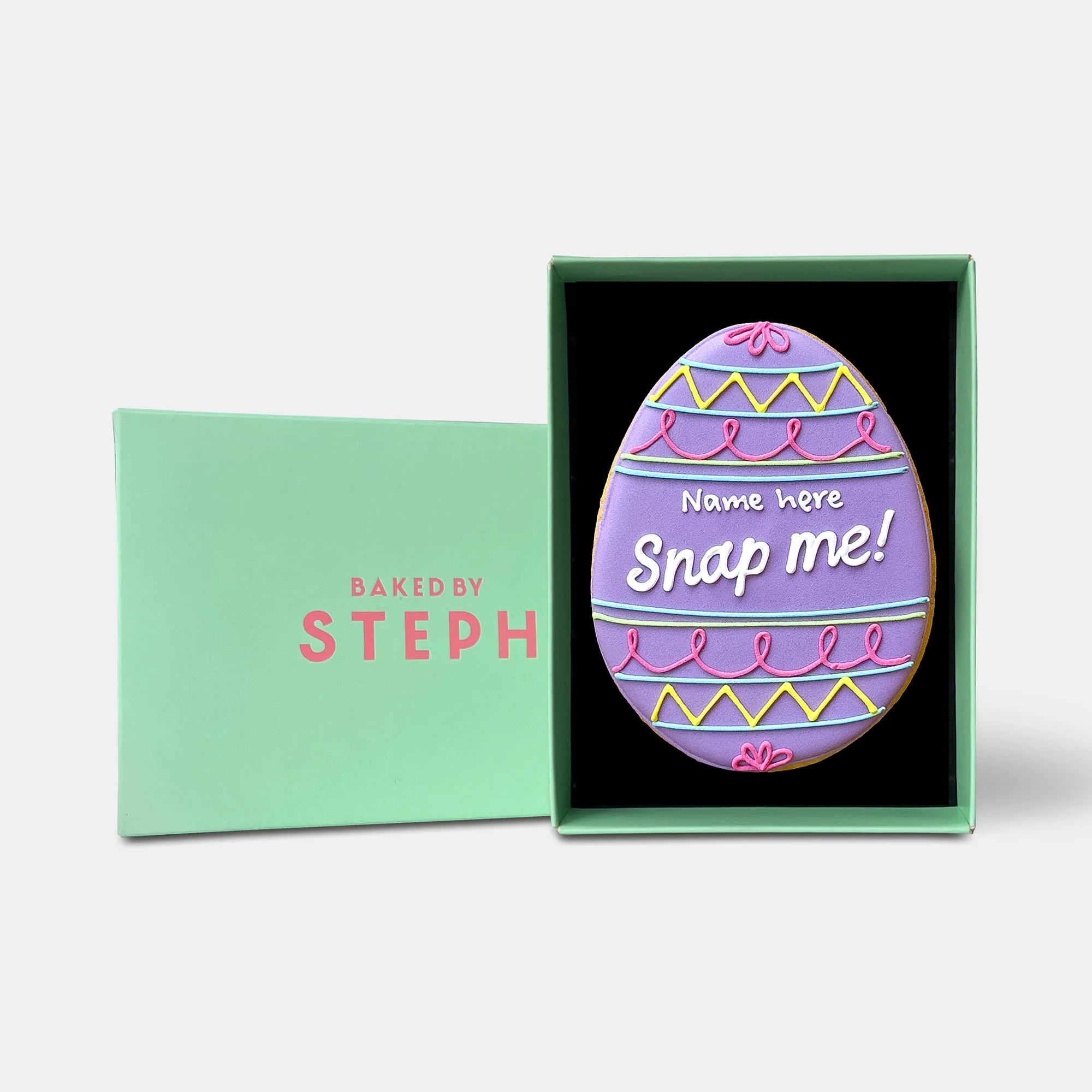 Personalised Secret Message Easter Egg Letterbox Iced Cookie - Image 6