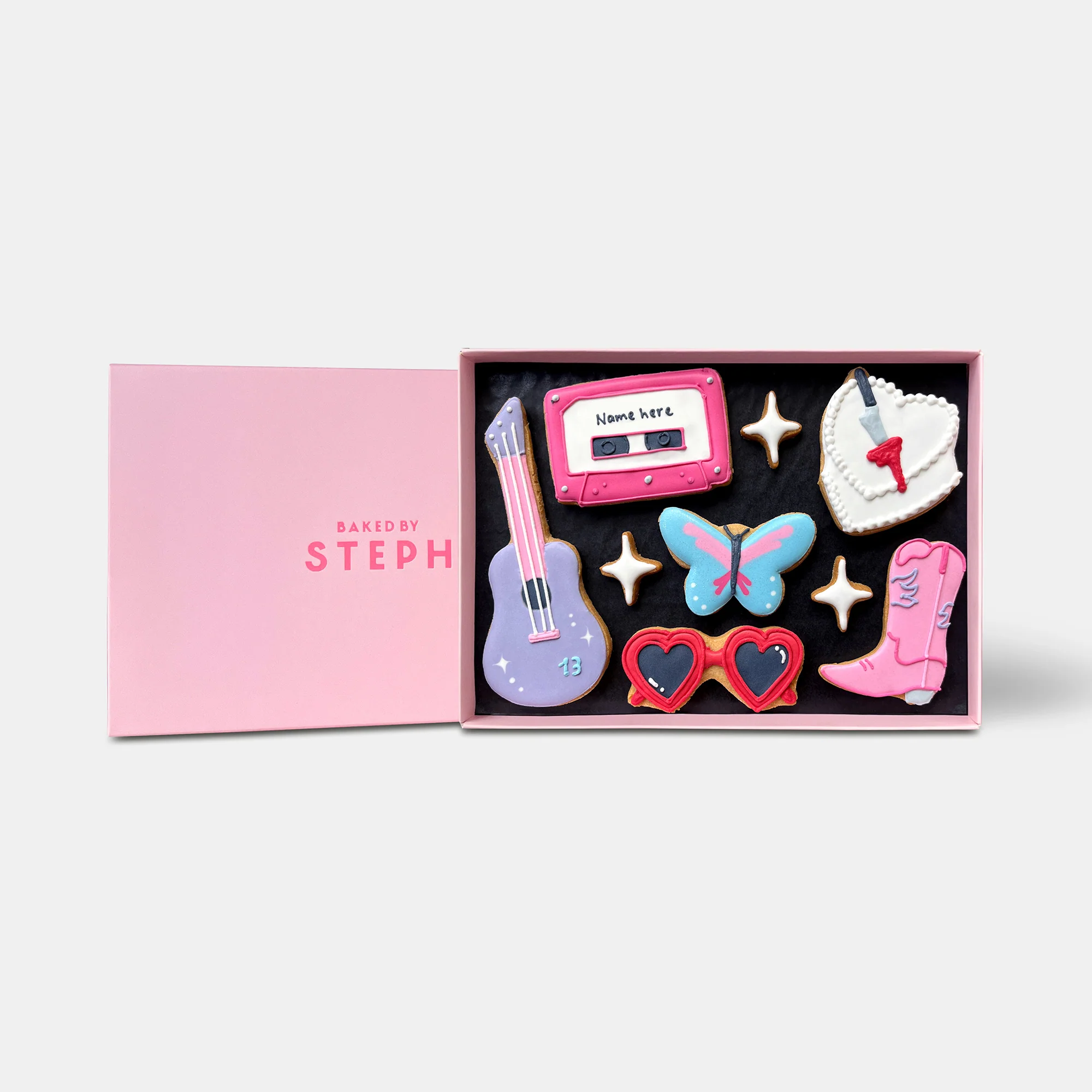 Personalised Swiftie Birthday Letterbox Iced Cookies - Image 4