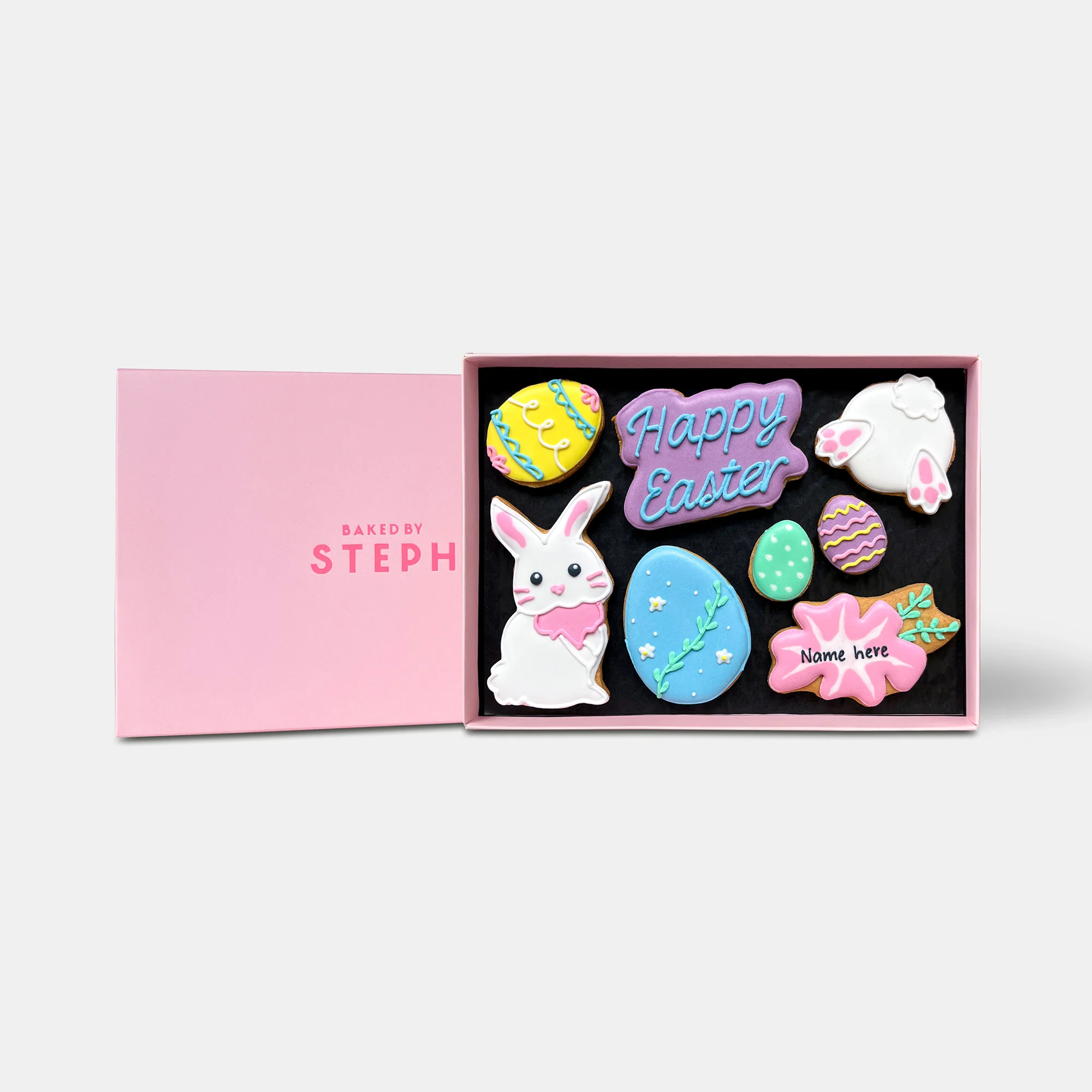 Personalised Happy Easter Letterbox Iced Cookies - Image 5