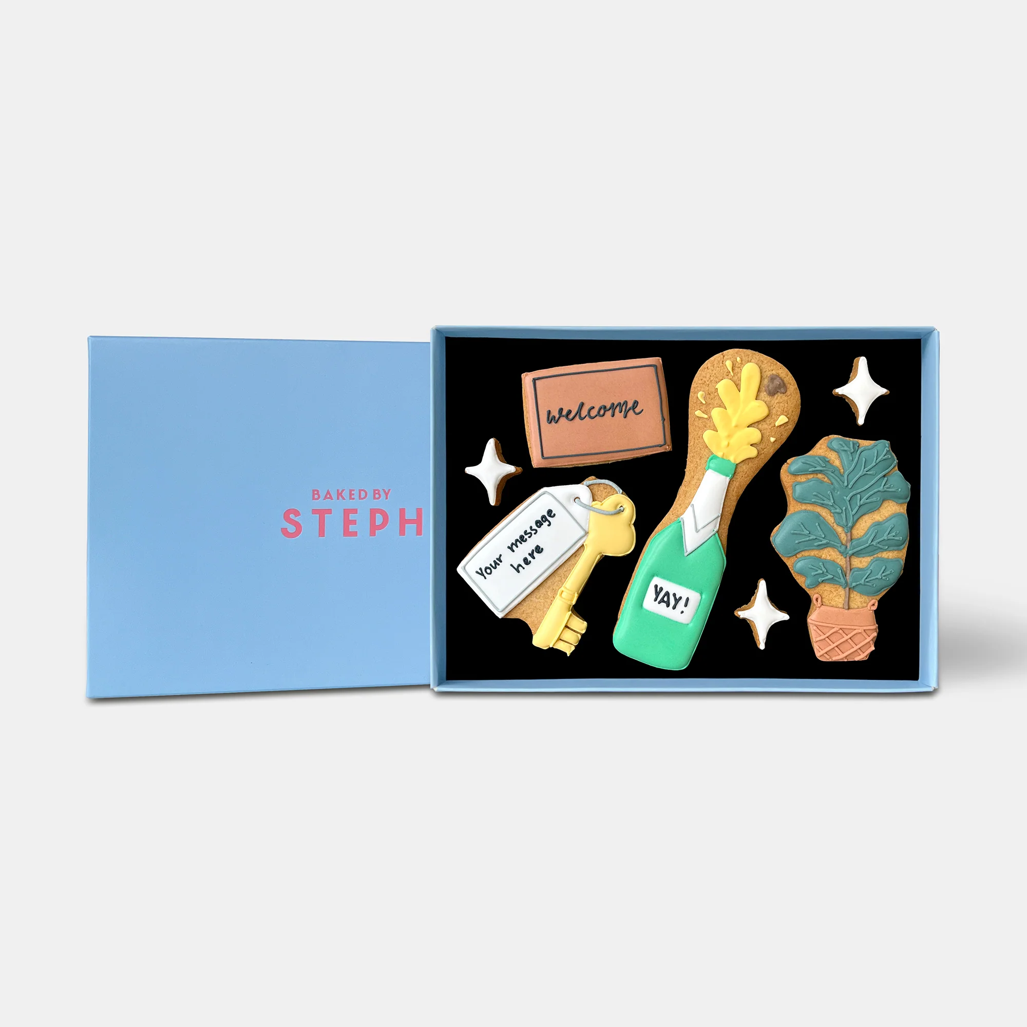 Personalised New Home Letterbox Iced Cookies - Image 4