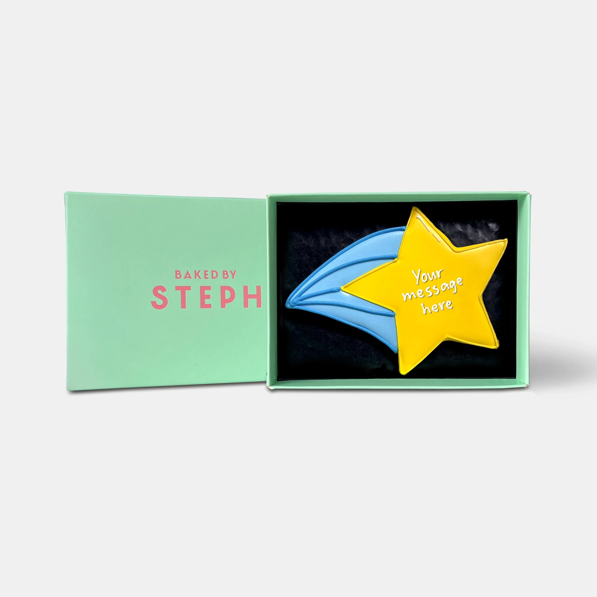 Personalised You're A Star Letterbox Thank You Iced Cookie - Image 4